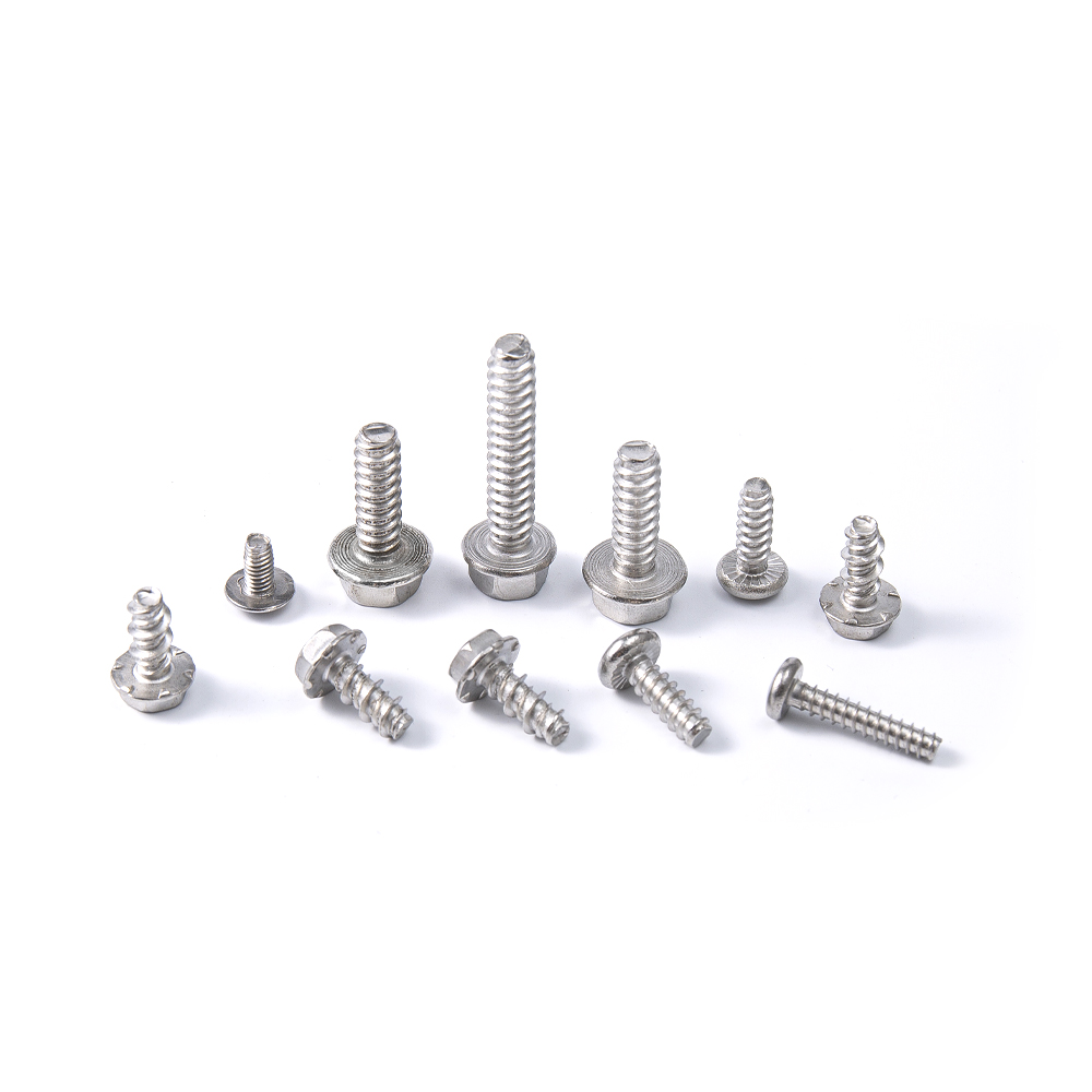 Platt svans självtoppskruv